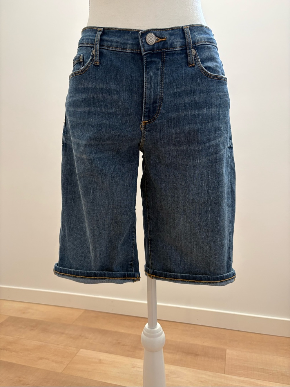 Denim Bermuda Shorts